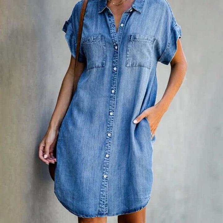Sienna - Button-Up Shirt Dress