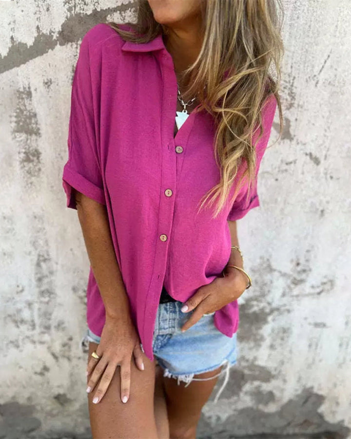 Sienna-Everyday Button-Up Blouse