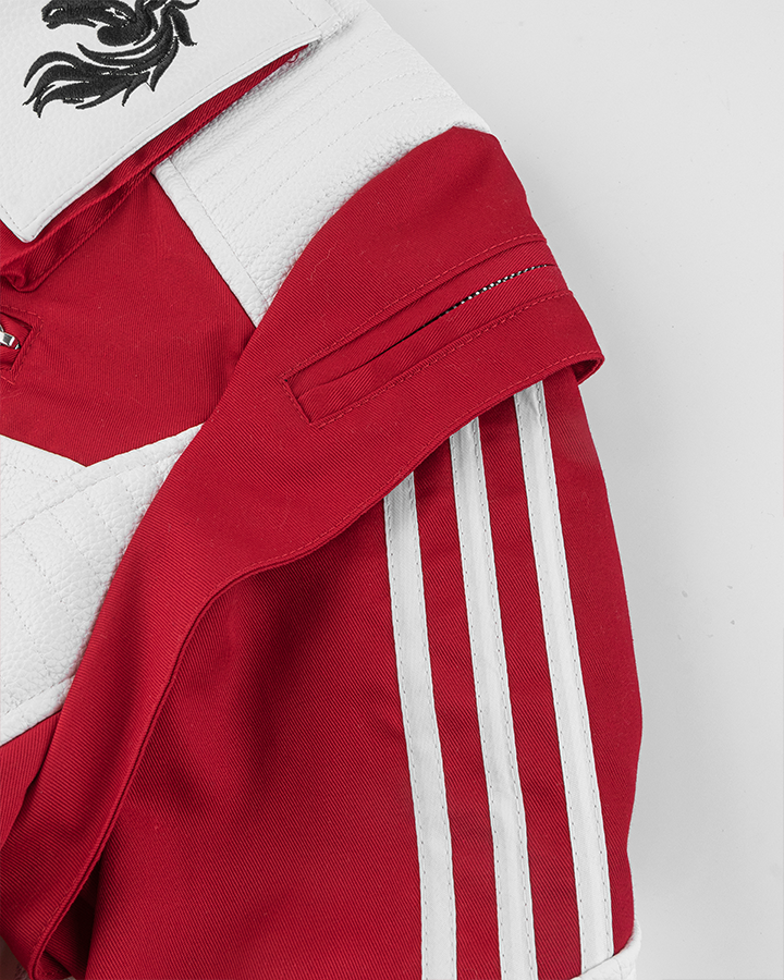 Racing Style Graphic Oversized Jacket