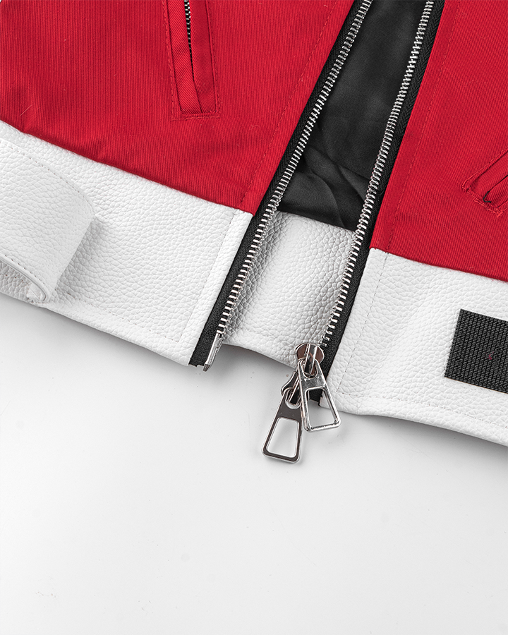 Racing Style Graphic Oversized Jacket