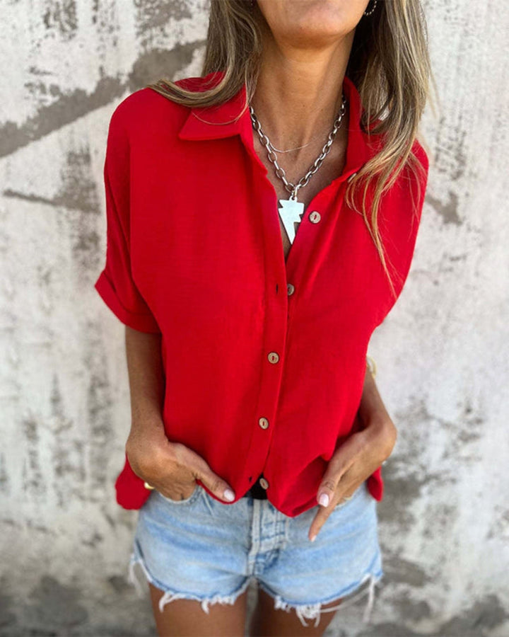 Sienna-Everyday Button-Up Blouse