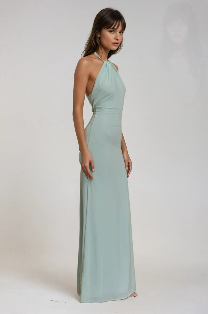 Elyna™ | Halter Maxi Dress