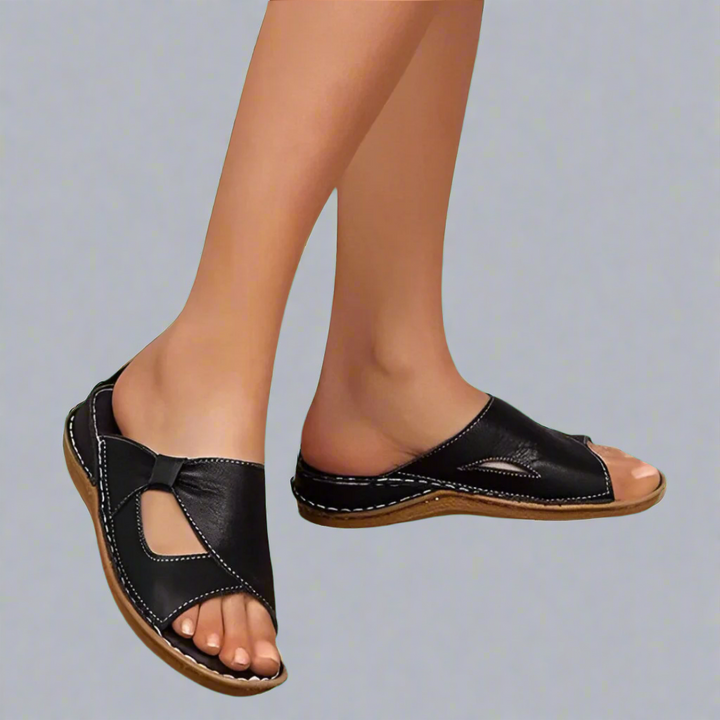 Nora-Cross-Strap Comfort Slides
