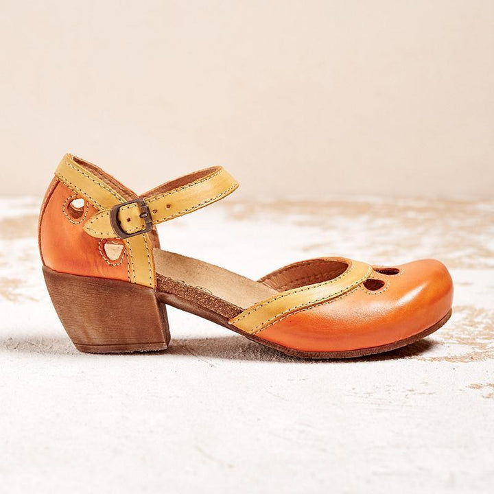 Daisy-Retro Charm Mary Jane Heels