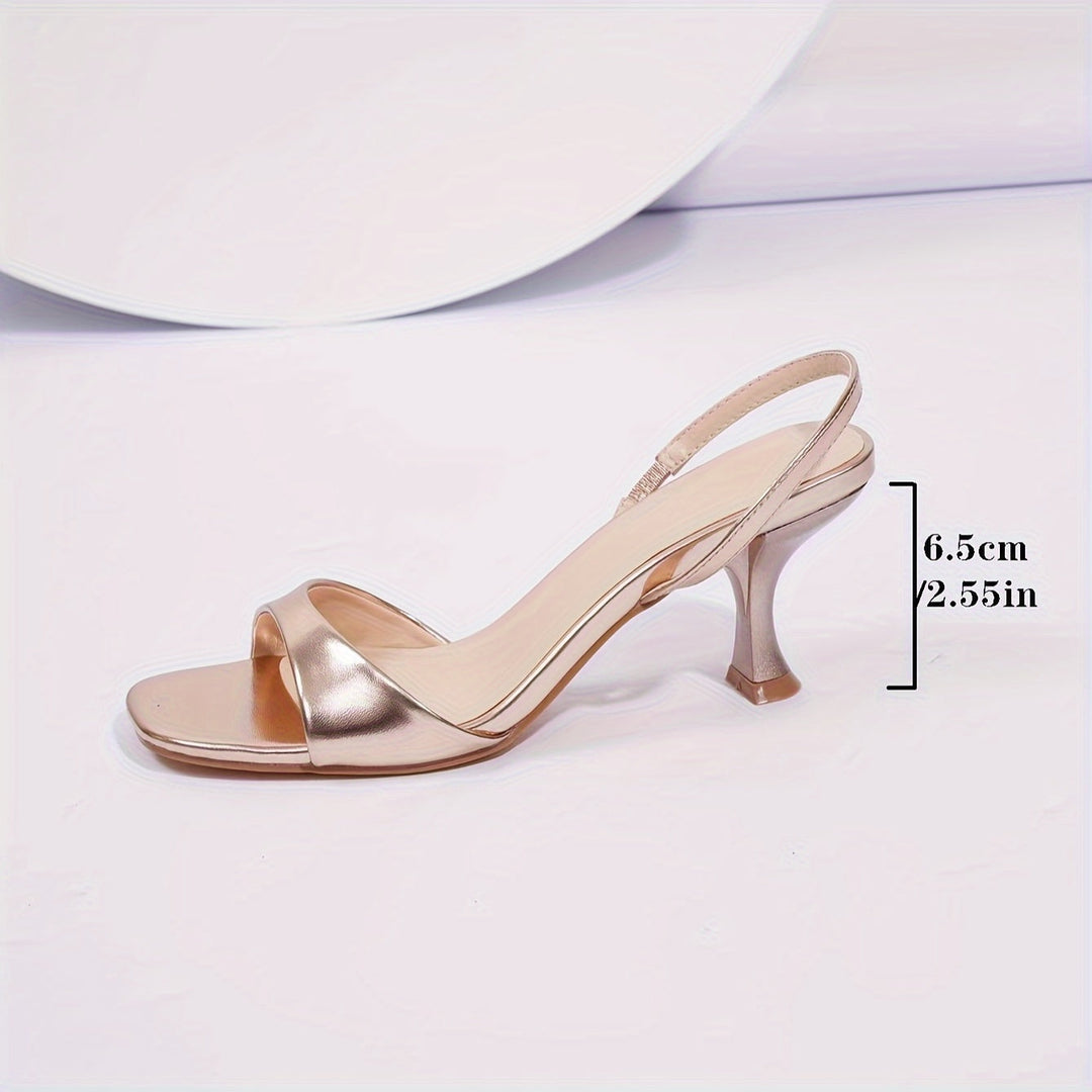 Isla – Slingback Mid Heel Sandals