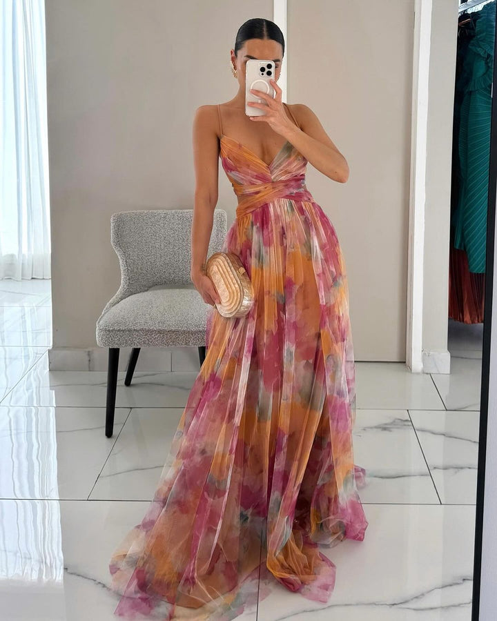 Dorté | Enchanting Floral Maxi Dress