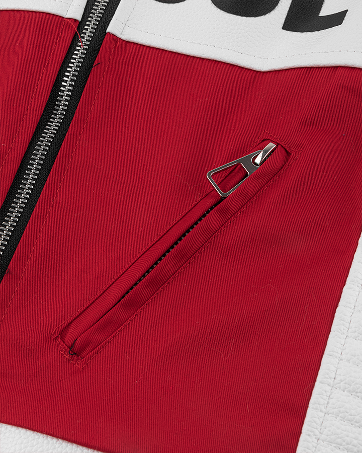 Racing Style Graphic Oversized Jacket