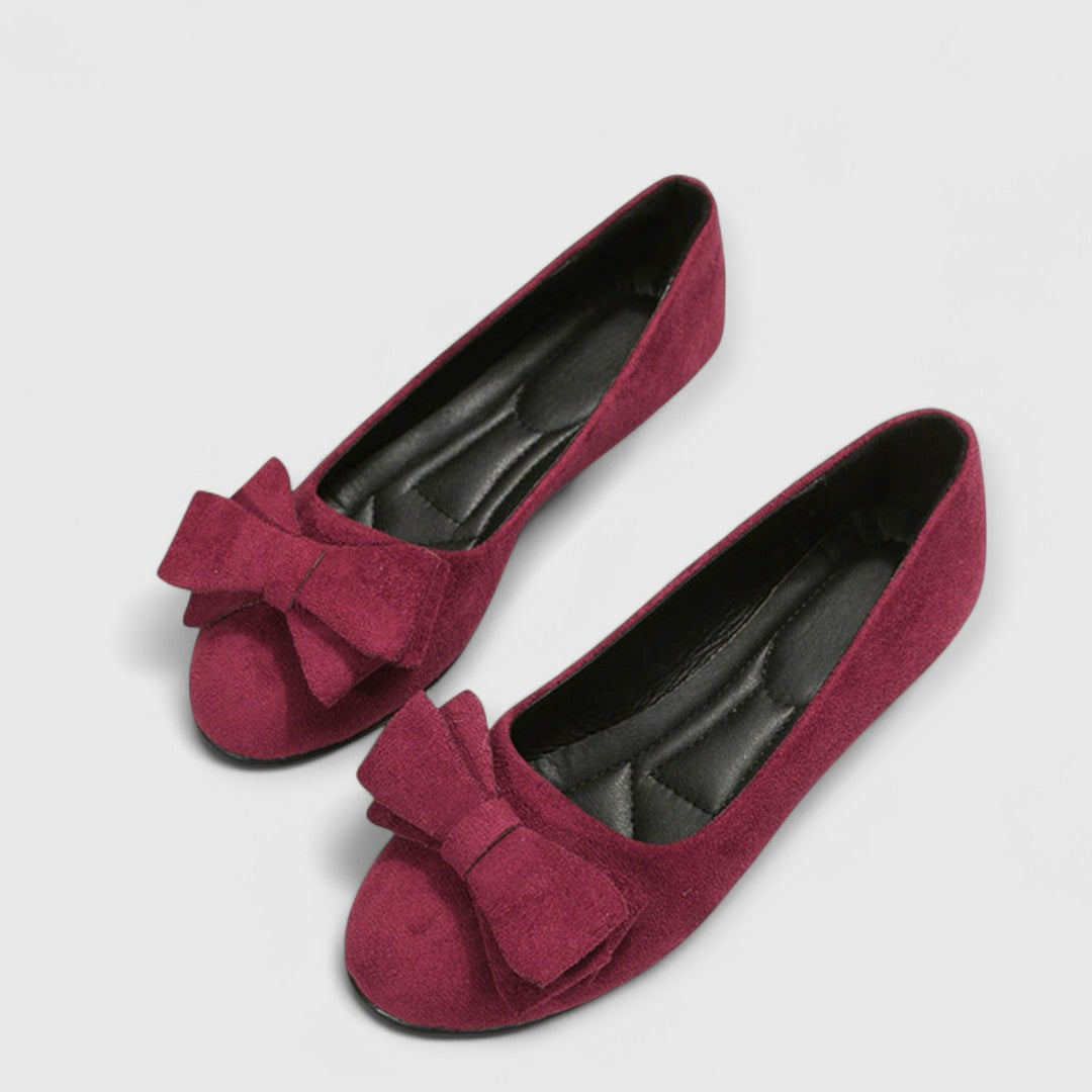 Elise-Bow Front Ballet Flats