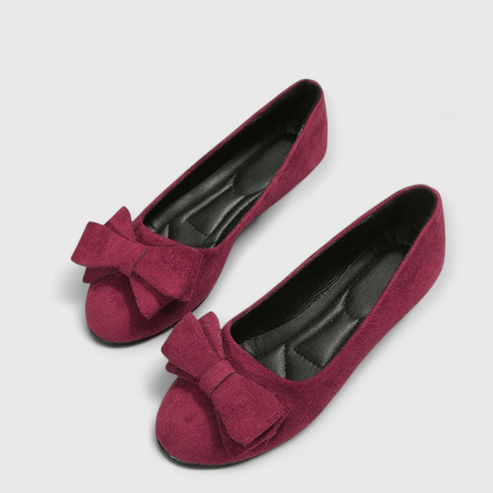 Elise-Bow Front Ballet Flats