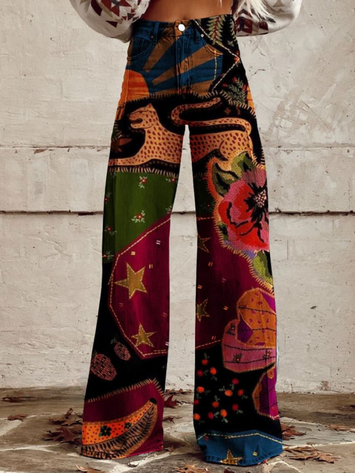 Angela - Free-Spirit Boho Flare Pants
