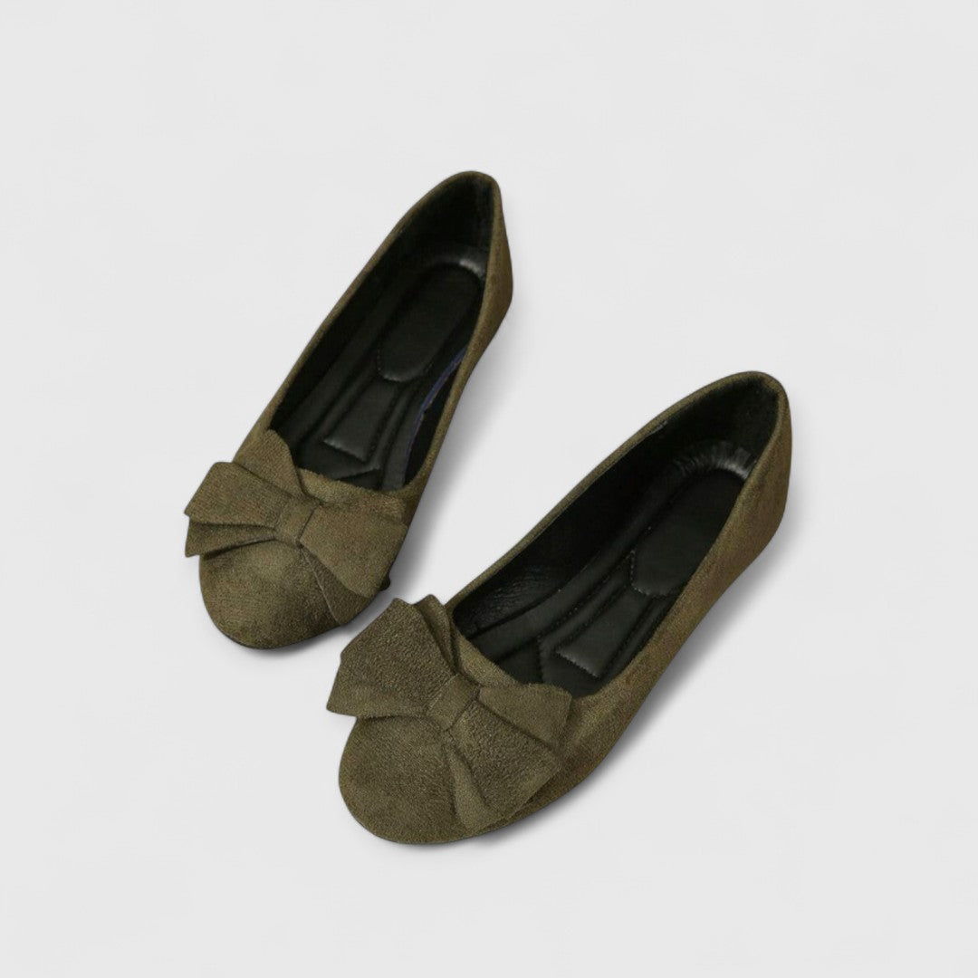 Elise-Bow Front Ballet Flats