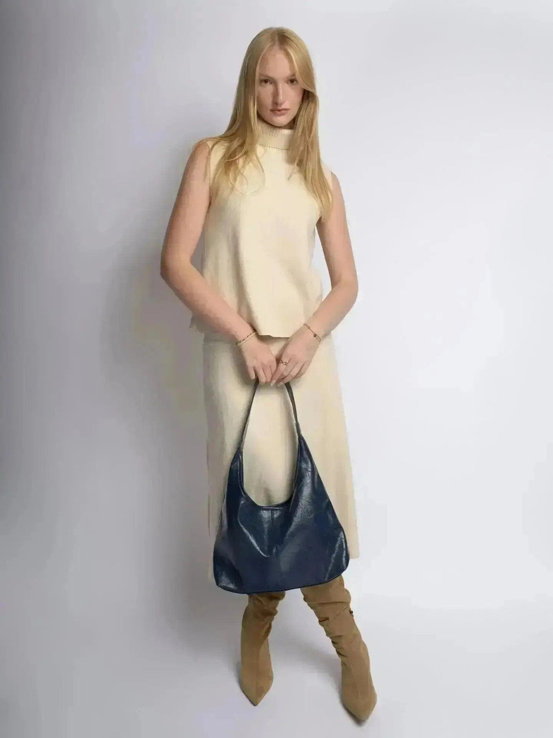 Scarlett Distressed Leather Tote