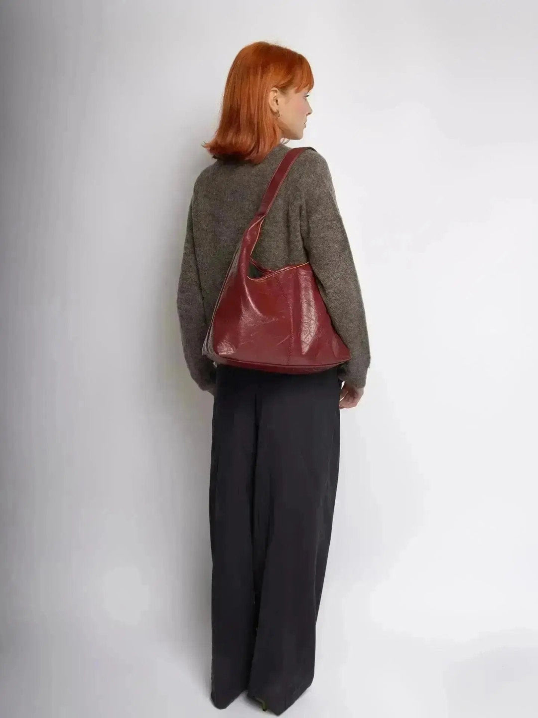 Scarlett Distressed Leather Tote