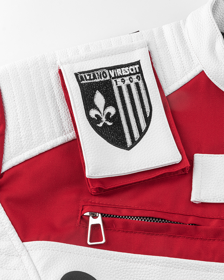 Racing Style Graphic Oversized Jacket