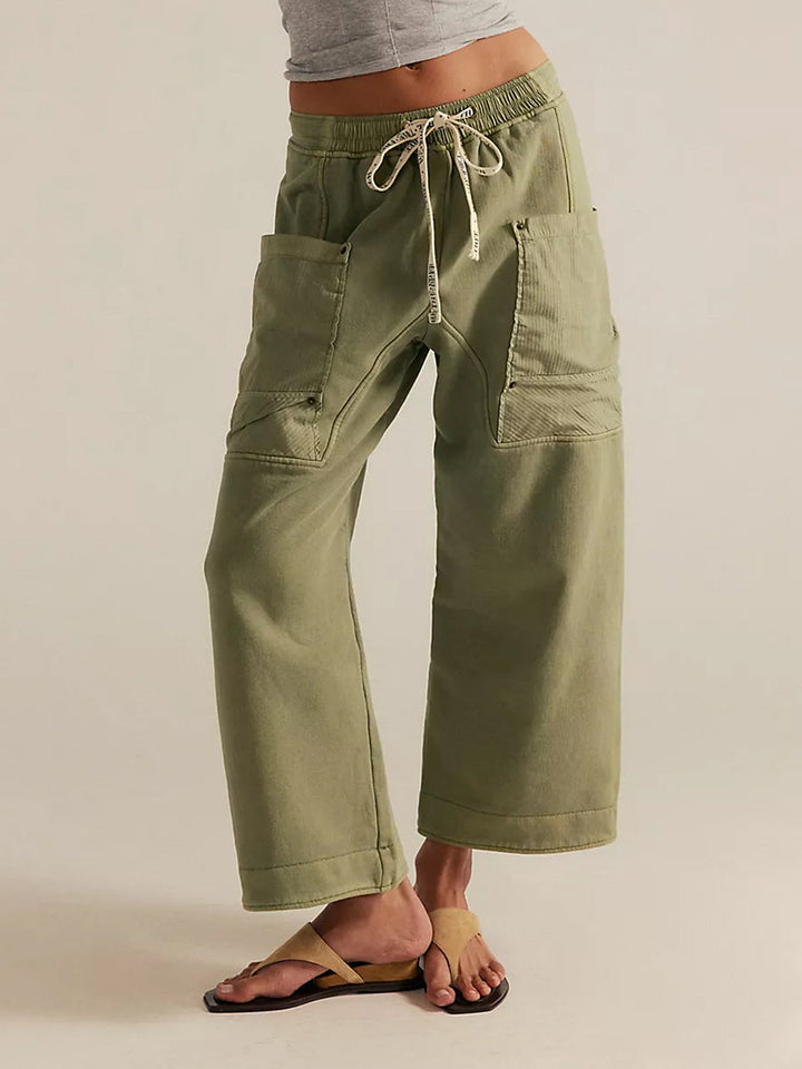 Women's Relaxed Utility Cargo Sweatpants