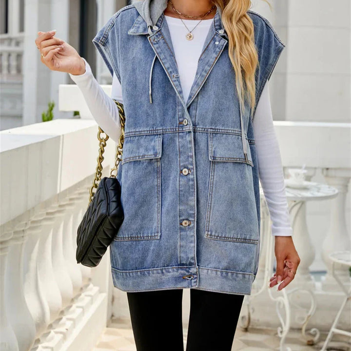 Jade - Everyday Cotton Snap Vest