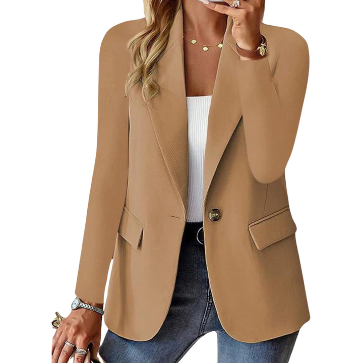 Charlotte – Sleek One-Button Blazer