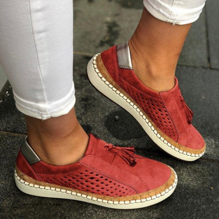 Isla-Breeze Perforated Slip-On Shoes