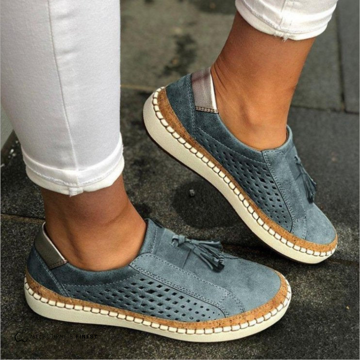 Isla-Breeze Perforated Slip-On Shoes