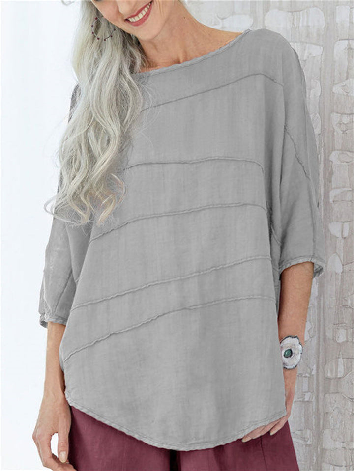 Nadia-Textured Relaxed Blouse