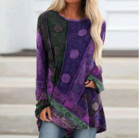 Nova-Boho Patchwork Tunic