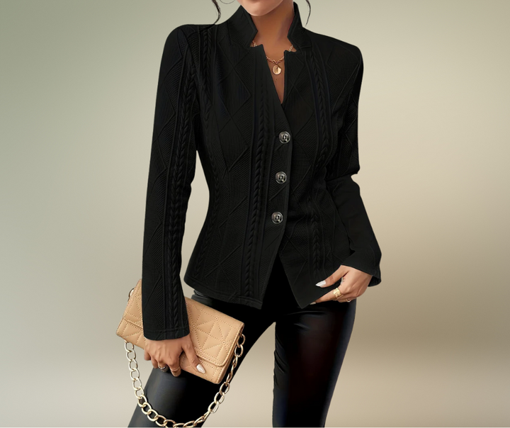 Madeline – Sculpted Button Jacket
