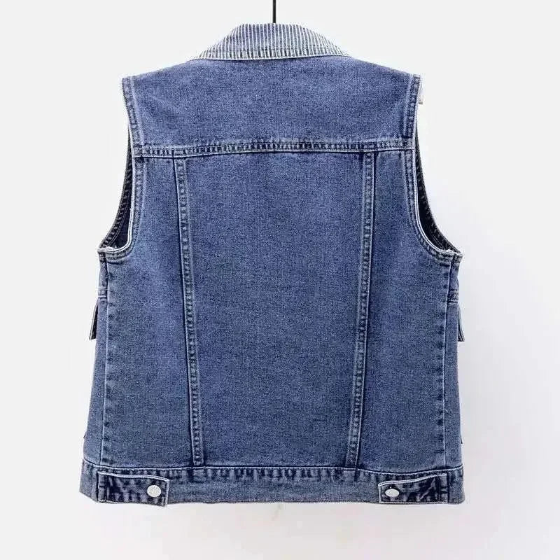Frankie - Contrast Pocket Utility Vest