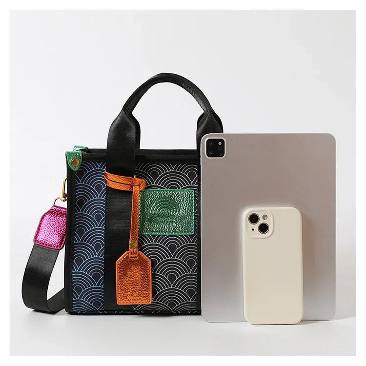 Nova – Pastel Colour Block Tote Bag