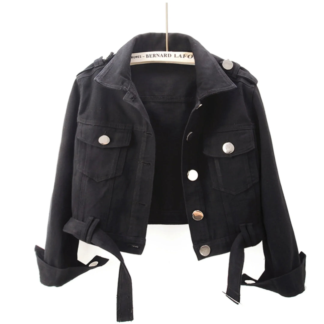 Romi - Cropped Cotton Utility Jacket