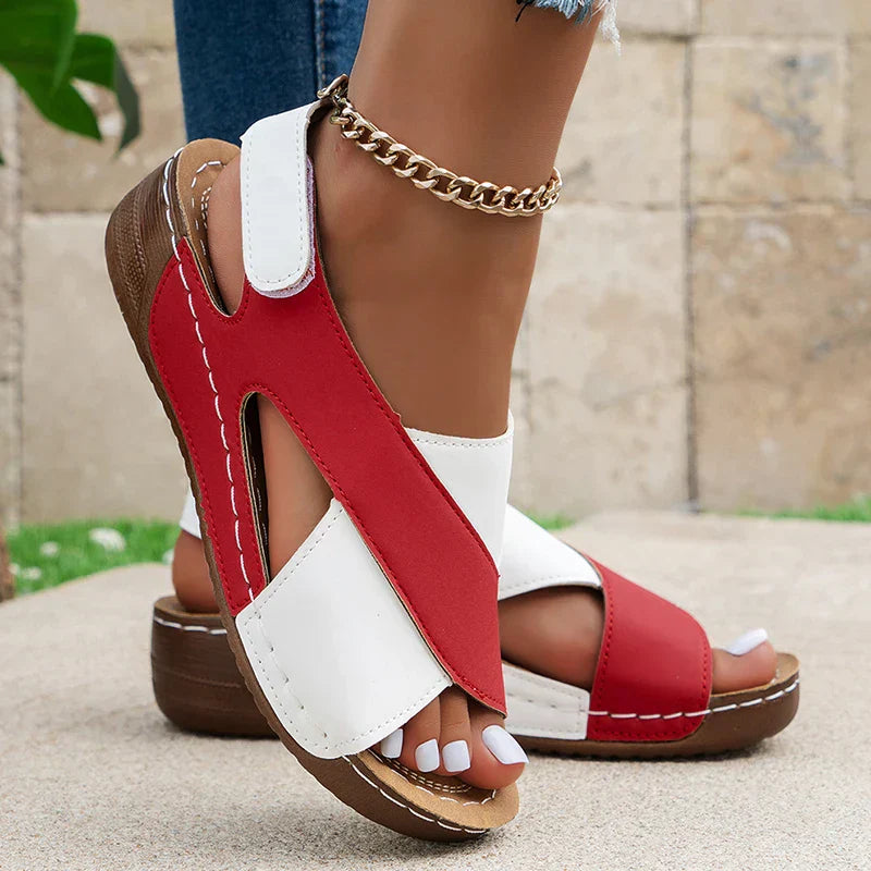 Cindy - Criss-Cross Comfort Lift Sandals