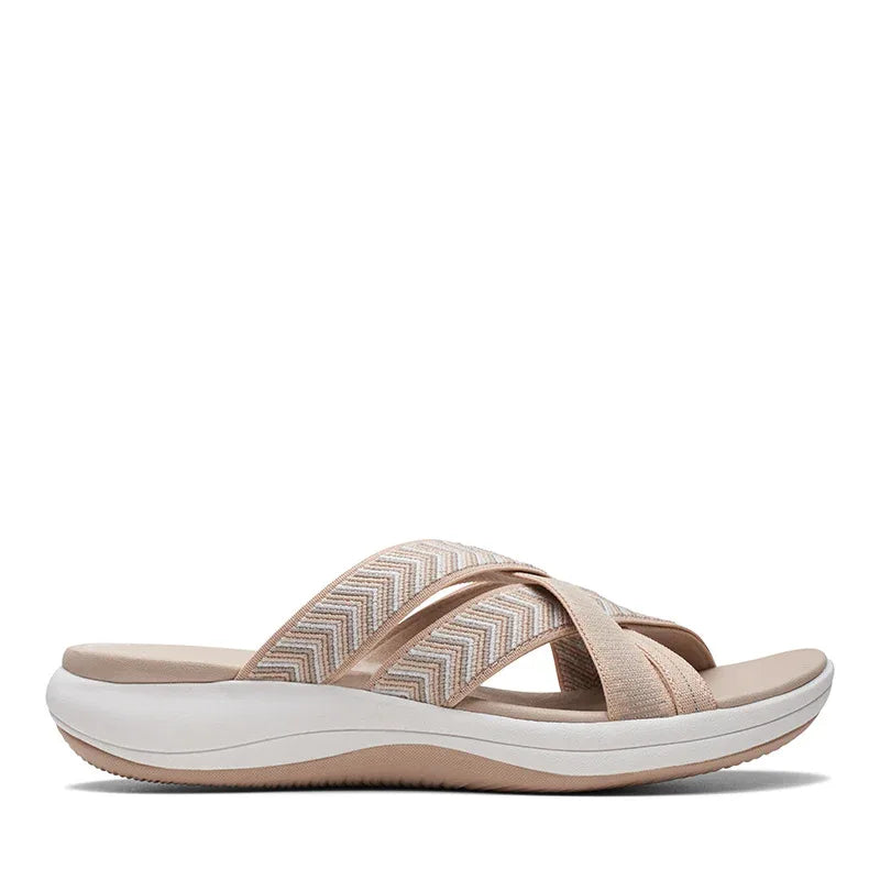 Coastal-Comfort Slip-On Sandals