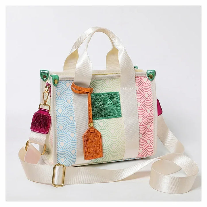 Nova – Pastel Colour Block Tote Bag