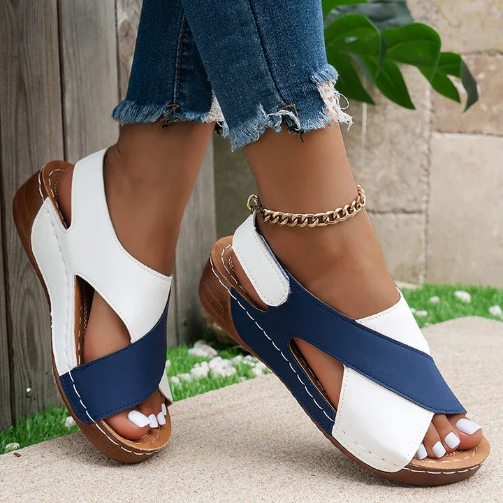 Cindy - Criss-Cross Comfort Lift Sandals