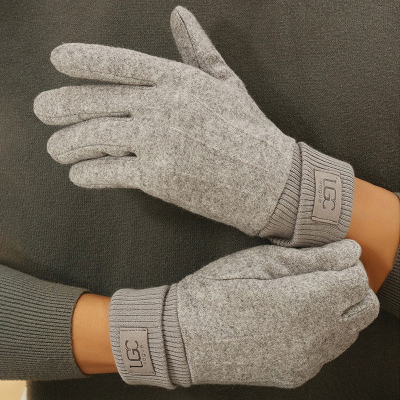 Cashmere-Wool Touchscreen Gloves