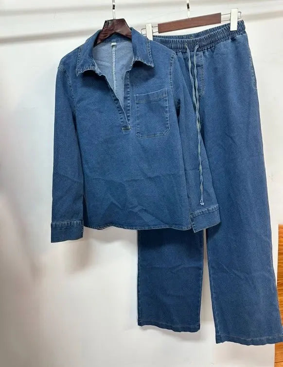 Carmen – Relaxed Collar Lounge Set