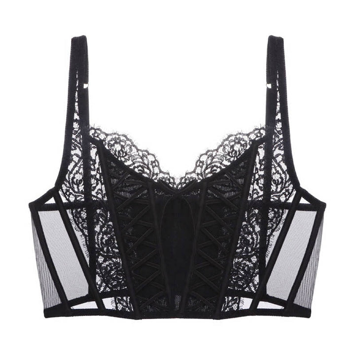 Celine - Embroidery French Corset Bra