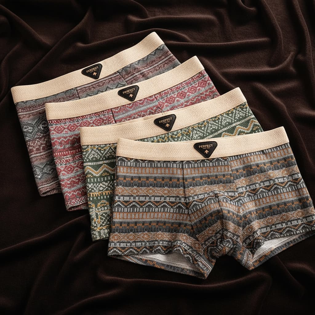 Porter Retro Cotton Boxer Briefs