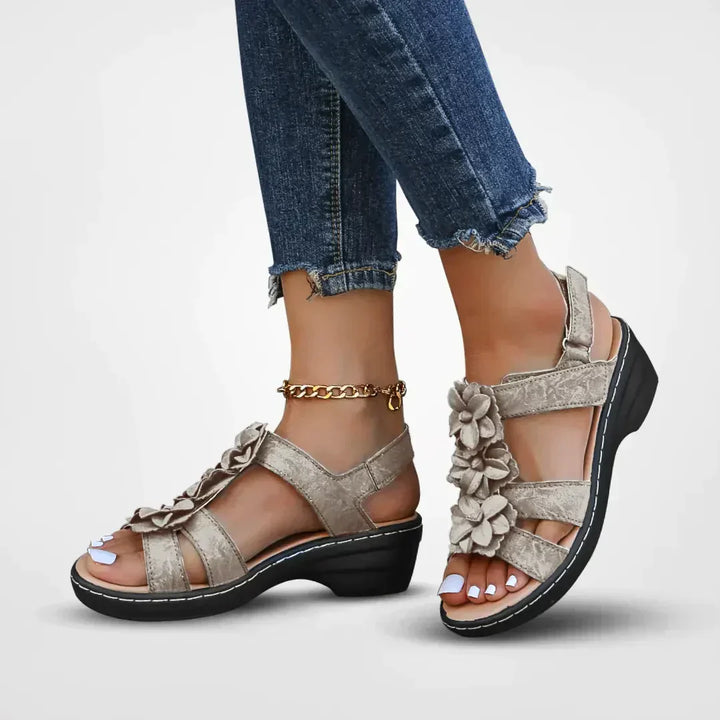 Lily-Blossom Comfort Sandals