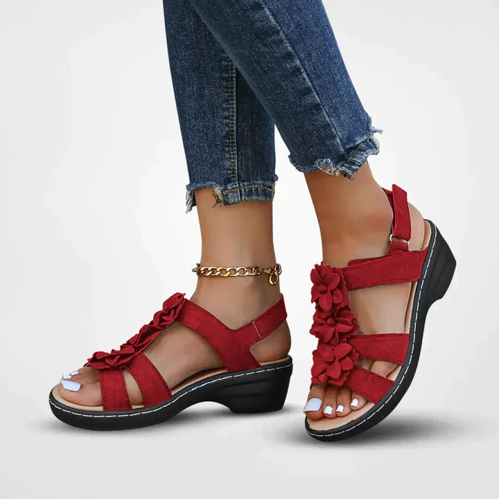 Lily-Blossom Comfort Sandals