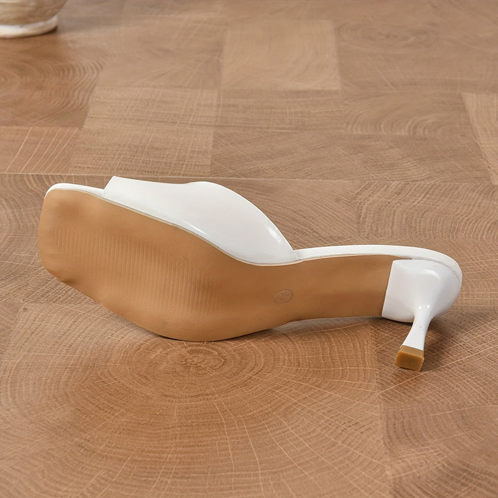 Camille – Patent Mid-Heel Mules