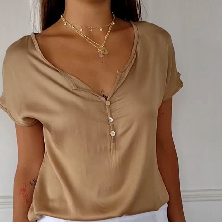 Sienna - V-Neck Blouse