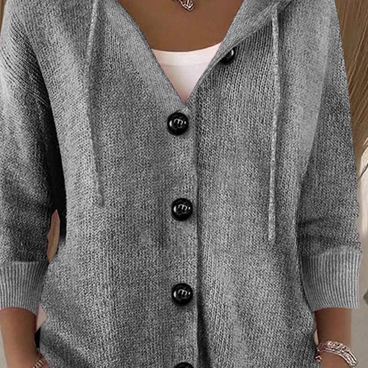 Women’s Solid Color Long Sleeve Cardigan