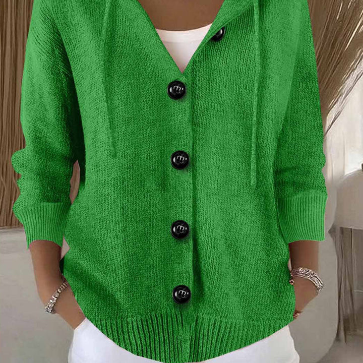 Women’s Solid Color Long Sleeve Cardigan