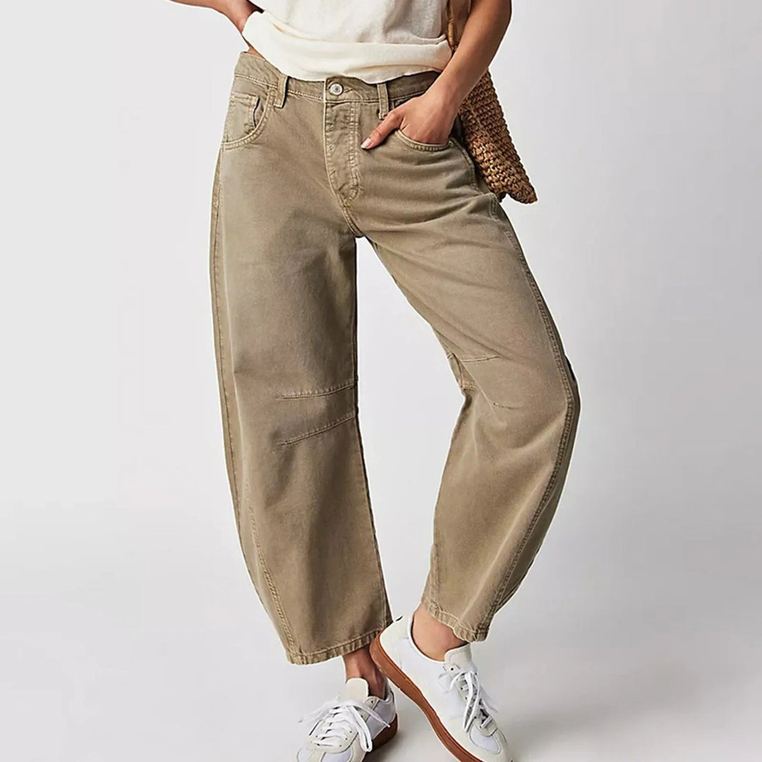Elena - Urban Ease Wide-Leg Trousers